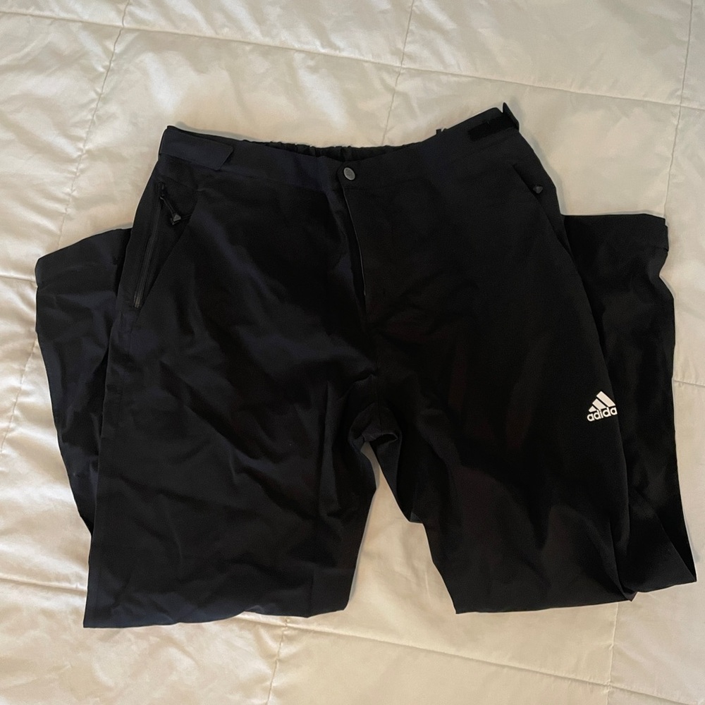 Adidas Men's Black Rain.Rdy Large Golf Pants